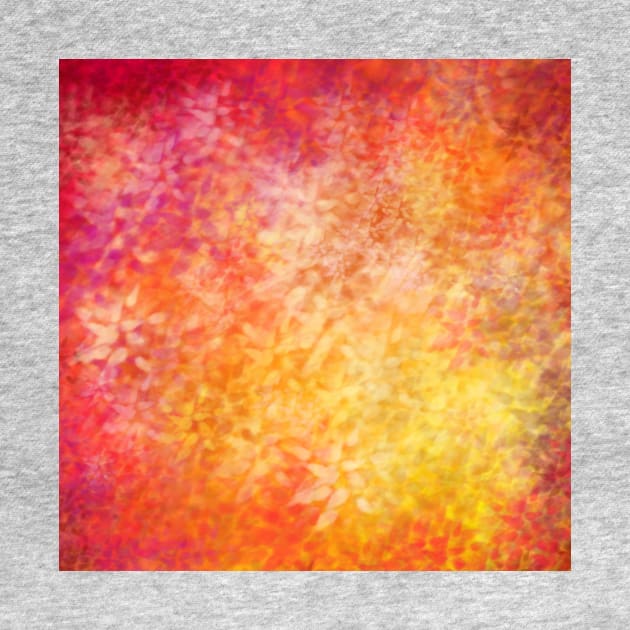 Vibrant Fall Autumn Leaves Pattern by Art by Deborah Camp